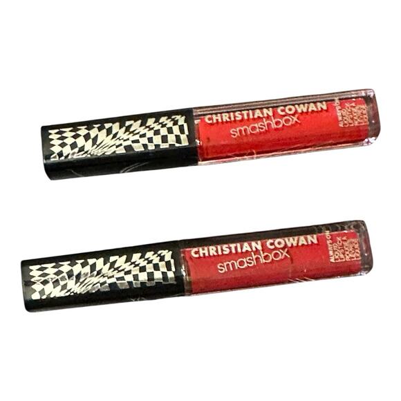 CHRISTIAN COWAN Smashbox Haute Mini Liquid Lipstick Set 2x Bawse Bang Bang - Picture 1 of 2